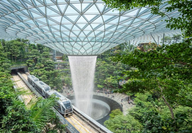 Singapore,2 September : 
Changi Airport, apart from being a world-class aviation hub in Singapore, is also an impressive tourist destination in its own right, The Rain Vortex at Jewel Changi Airport